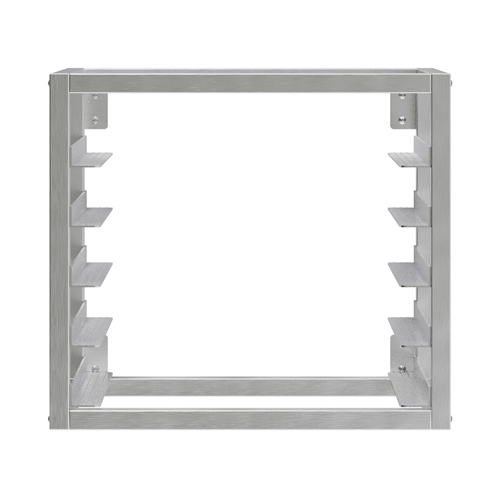 5 Tier Wall Mounted Half Size Sheet Bun Pan Rack - 21 in. x 13 in. x 18 in. - Image 2
