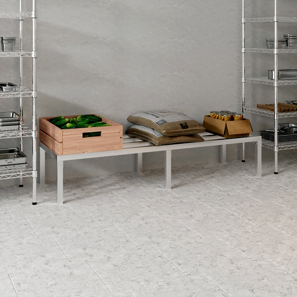 20" Wide X 60" Length X 12" Height Aluminum Dunnage Rack - Image 6