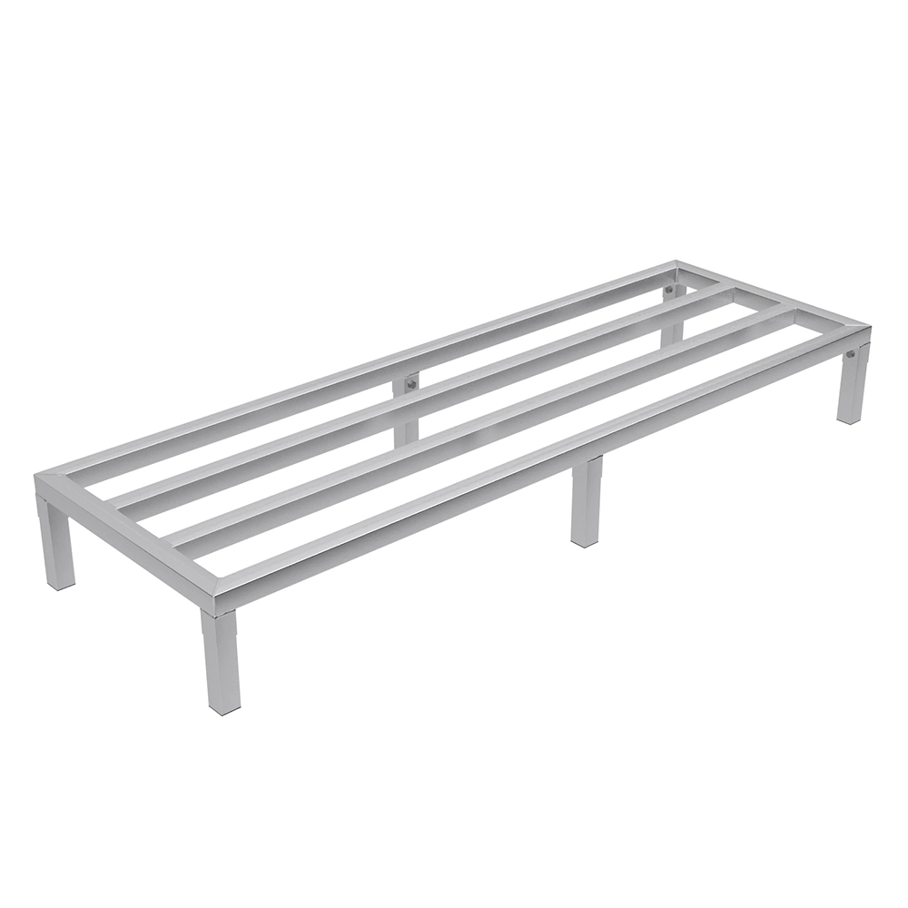 20" Wide X 60" Length X 8" Height Aluminum Dunnage Rack