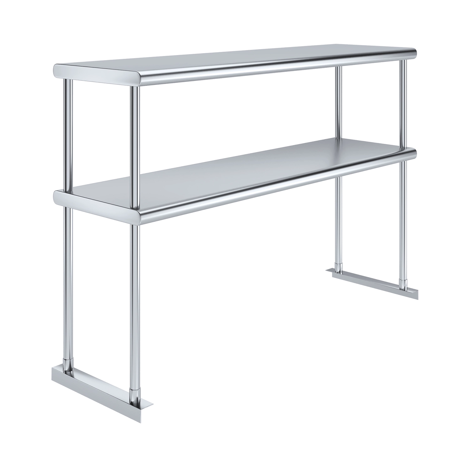 14" X 48" Stainless Steel Double-Tier Shelf