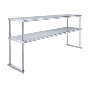 Open Box - 18" X 72" Stainless Steel Double-Tier Shelf